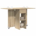 VidaXL Stół jadalniany 115 x 70 x 75 cm Drewno inżynieryjne dąb Sonoma