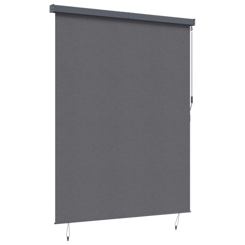 VidaXL Roleta antracytowy 200 x 250 cm Materiał i Aluminium