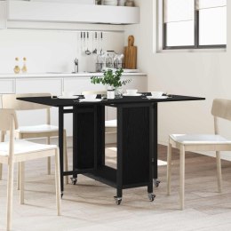 VidaXL Składany stół jadalny z kółkami 130 x 80 x 76,5 cm