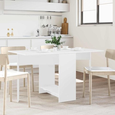 VidaXL Stół jadalniany 138 x 70 x 73,5 cm Drewno inżynieryjne Biały