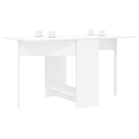 VidaXL Stół jadalniany 138 x 70 x 73,5 cm Drewno inżynieryjne Biały