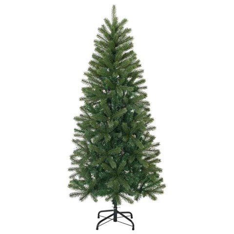VidaXL Sztuczna choinka z 150 diodami LED Zielony 120 cm PE i PVC