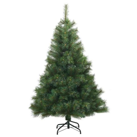 VidaXL Sztuczna choinka z 150 diodami LED Zielony 150 cm PE i PVC