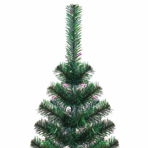 VidaXL Sztuczna choinka z oświetleniem na Boże Narodzenie 150 cm