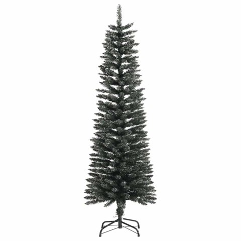 VidaXL Sztuczna choinka z podstawą Zielony 150 cm PVC, plastik i stal