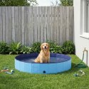 VidaXL Basen dla Psów niebieski Ø200 x 30 cm Gruby PVC