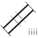 VidaXL Krata bezpieczeństwa do okien z 2 poprzeczkami 3 pcs 43-74 cm