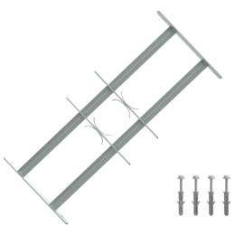 VidaXL Krata bezpieczeństwa do okien z 2 poprzeczkami 3 pcs 430-740 mm