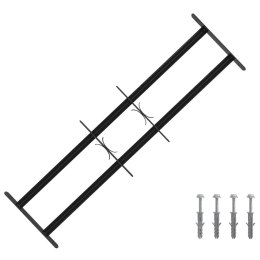 VidaXL Krata bezpieczeństwa do okien z 2 poprzeczkami 3 pcs 63-114 cm