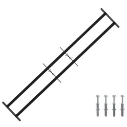 VidaXL Krata bezpieczeństwa do okien z 2 poprzeczkami 3 pcs 93-174 cm