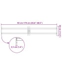 VidaXL Krata bezpieczeństwa do okien z 2 poprzeczkami 3 pcs 93-174 cm