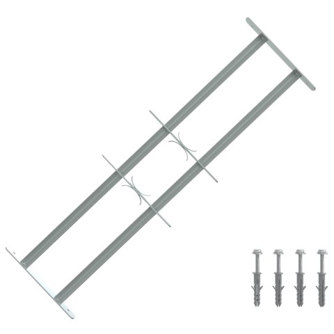 VidaXL Krata bezpieczeństwa do okien z 2 poprzeczkami 3 pcs