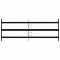 VidaXL Krata zabezpieczająca do okien z 3 poprzeczkami 3 pcs 63-114 cm