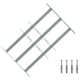 VidaXL Krata zabezpieczająca do okien z 3 poprzeczkami 3 pcs