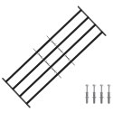 VidaXL Krata zabezpieczająca do okien z 4 poprzeczkami 3 pcs 93-174 cm