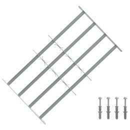 VidaXL Krata zabezpieczająca do okien z 4 poprzeczkami 3 pcs