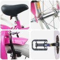 VidaXL Rower Dziecięcy 12 Cali dla dzieci w wieku 2-4 lata Ciemny Róż