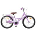 VidaXL Rower Dziecięcy 18 Cali dla dzieci w wieku 5-7 lat Fioletowy