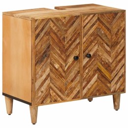 SZAFKA ŁAZIENKOWA NOWOCZESNA 62X33X58CM DREWNO MANGO