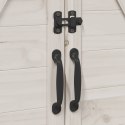 VidaXL Shed ogrodowy Biały 106 x 56 x 113,5 cm Drewno inżynieryjne