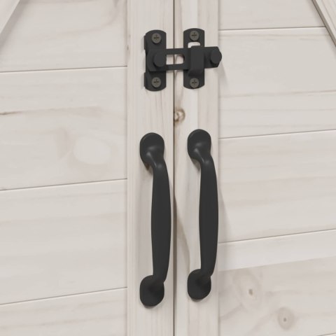 VidaXL Shed ogrodowy Biały 106 x 56 x 113,5 cm Drewno inżynieryjne