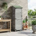 VidaXL Shed ogrodowy Szary 59,5 x 56 x 176,5 cm Drewno inżynieryjne