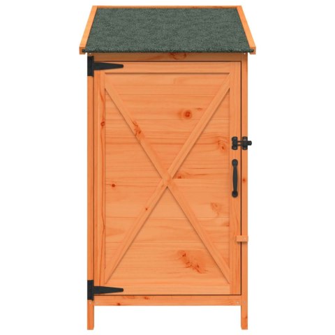 VidaXL Shed ogrodowy brązowy 59,5 x 56 x 113,5 cm Drewno inżynieryjne