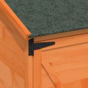 VidaXL Shed ogrodowy brązowy 59,5 x 56 x 113,5 cm Drewno inżynieryjne