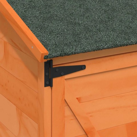 VidaXL Shed ogrodowy brązowy 59,5 x 56 x 113,5 cm Drewno inżynieryjne