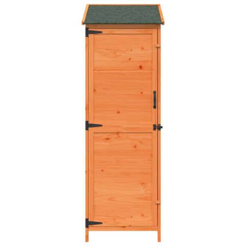 VidaXL Shed ogrodowy brązowy 59,5 x 56 x 176,5 cm Drewno inżynieryjne