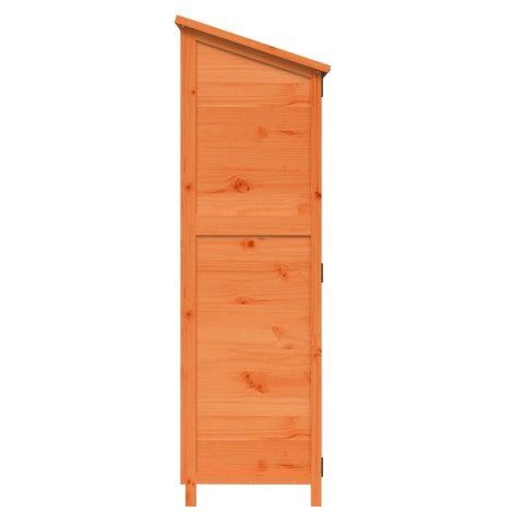 VidaXL Shed ogrodowy brązowy 59,5 x 56 x 176,5 cm Drewno inżynieryjne