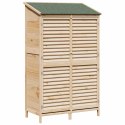 VidaXL Shed ogrodowy naturalny 106 x 56 x 176,5 cm Drewno Świerkowe