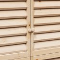 VidaXL Shed ogrodowy naturalny 106 x 56 x 176,5 cm Drewno Świerkowe