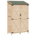 VidaXL Shed ogrodowy naturalny 106 x 56 x 176,5 cm Drewno inżynieryjne