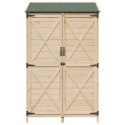 VidaXL Shed ogrodowy naturalny 106 x 56 x 176,5 cm Drewno inżynieryjne