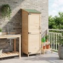 VidaXL Shed ogrodowy naturalny 59,5 x 56 x 176,5 cm