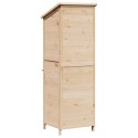 VidaXL Shed ogrodowy naturalny 59,5 x 56 x 176,5 cm