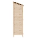 VidaXL Shed ogrodowy naturalny 59,5 x 56 x 176,5 cm