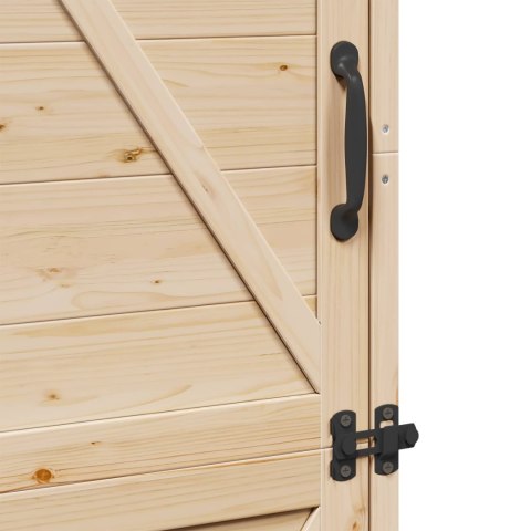 VidaXL Shed ogrodowy naturalny 59,5 x 56 x 176,5 cm