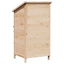 VidaXL Shed ogrodowy naturalny 59 x 56 x 113,5 cm Drewno inżynieryjne