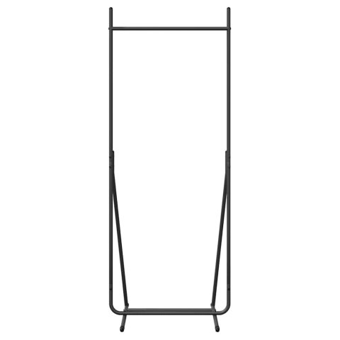 VidaXL Wieszak na Ubrania Czarny 62 x 48 x 158 cm Stal