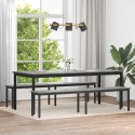 VidaXL ławka Szary Sonoma 200 x 35 x 45 cm Materiał drewnopochodny