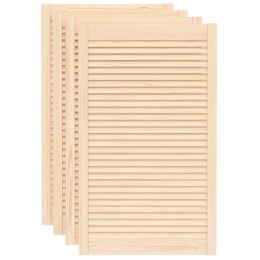 VidaXL Drzwi żaluzjowe do szafki, 4 szt., 99,3x59,4 cm, drewno sosnowe
