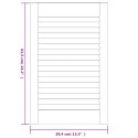 VidaXL Drzwi żaluzjowe do szafki, 61,5x39,4 cm, lite drewno sosnowe
