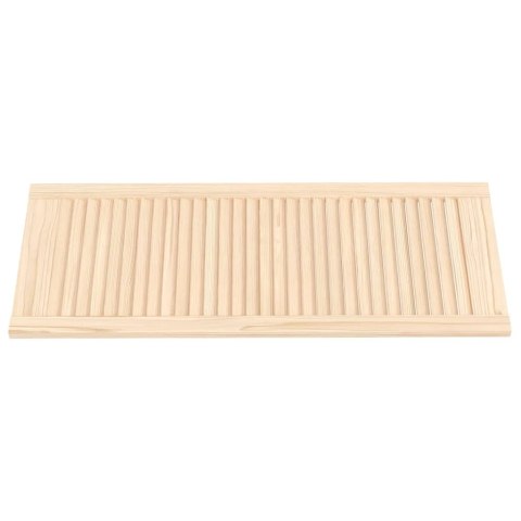 VidaXL Drzwi żaluzjowe do szafki, 99,3x39,4 cm, lite drewno sosnowe