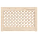 DRZWICZKI DO SZAFKI Z KRATKĄ 2 SZT 59,5X39,5 CM LITE DREWNO SOSNOWE