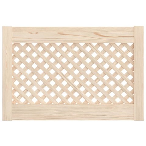 DRZWICZKI DO SZAFKI Z KRATKĄ 2 SZT 59,5X39,5 CM LITE DREWNO SOSNOWE