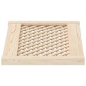DRZWICZKI DO SZAFKI Z KRATKĄ 2 SZT 59,5X39,5 CM LITE DREWNO SOSNOWE