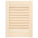 VidaXL Drzwi do szafek żaluzjowe 2szt. 39,5x29,5cm lite drewno sosnowe