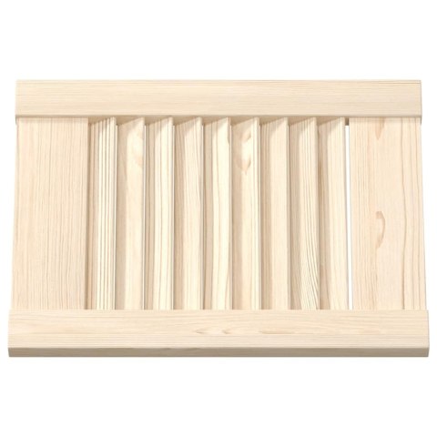 VidaXL Drzwi do szafek żaluzjowe 2szt. 39,5x29,5cm lite drewno sosnowe